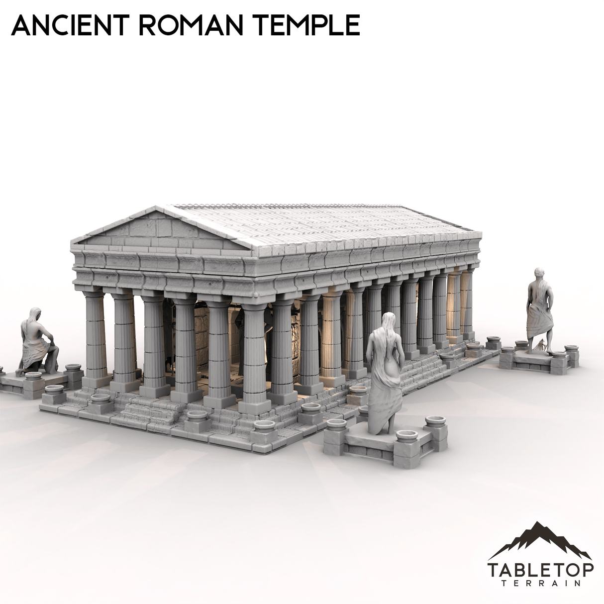Tabletop Terrain Building Ancient Roman Temple