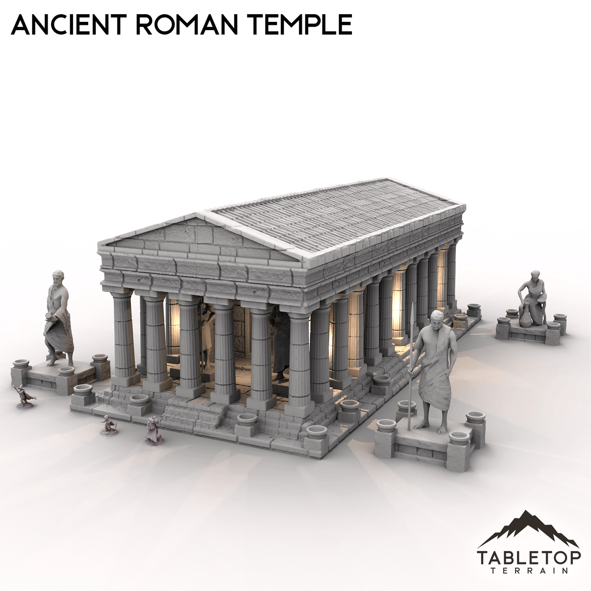 Tabletop Terrain Building Ancient Roman Temple