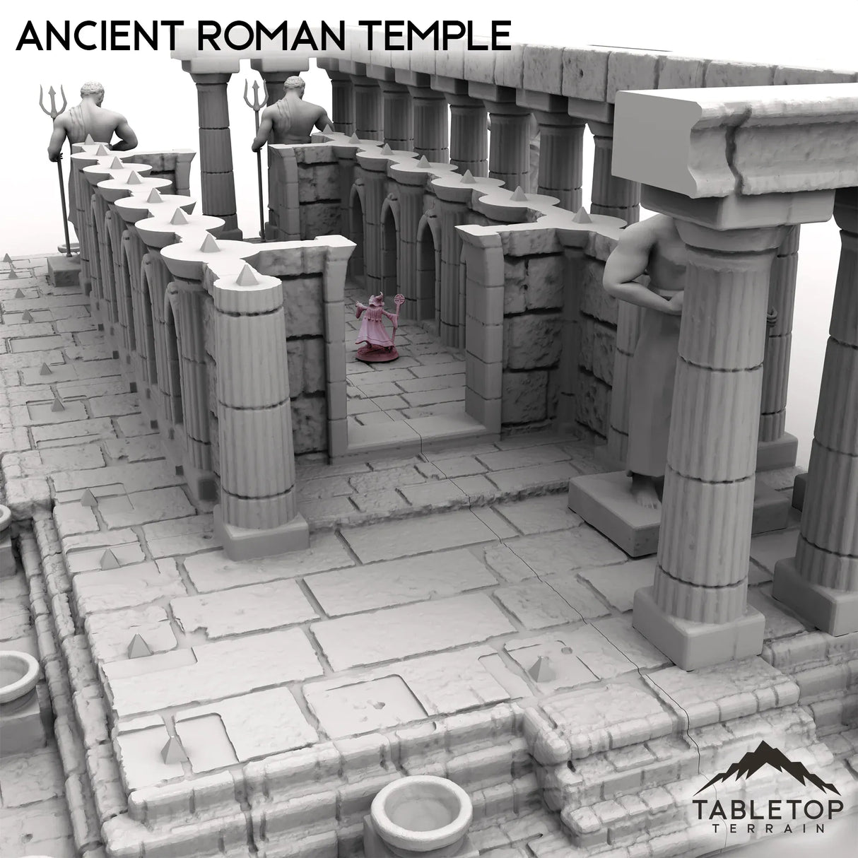 Tabletop Terrain Building Ancient Roman Temple
