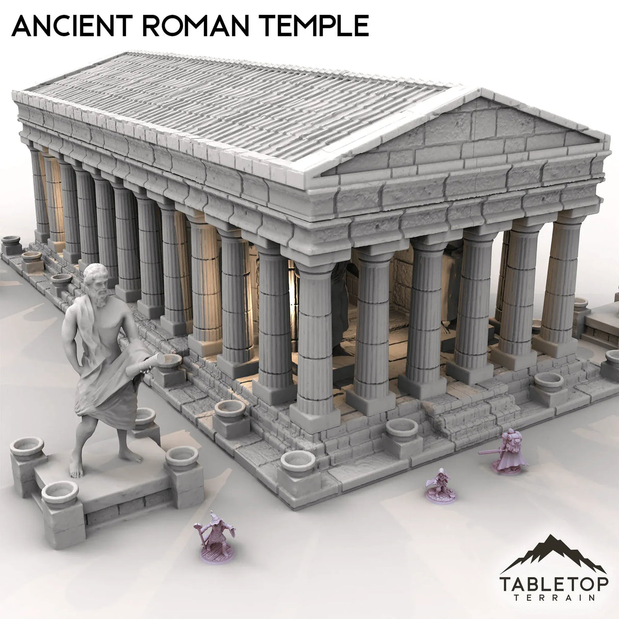 Tabletop Terrain Building Ancient Roman Temple