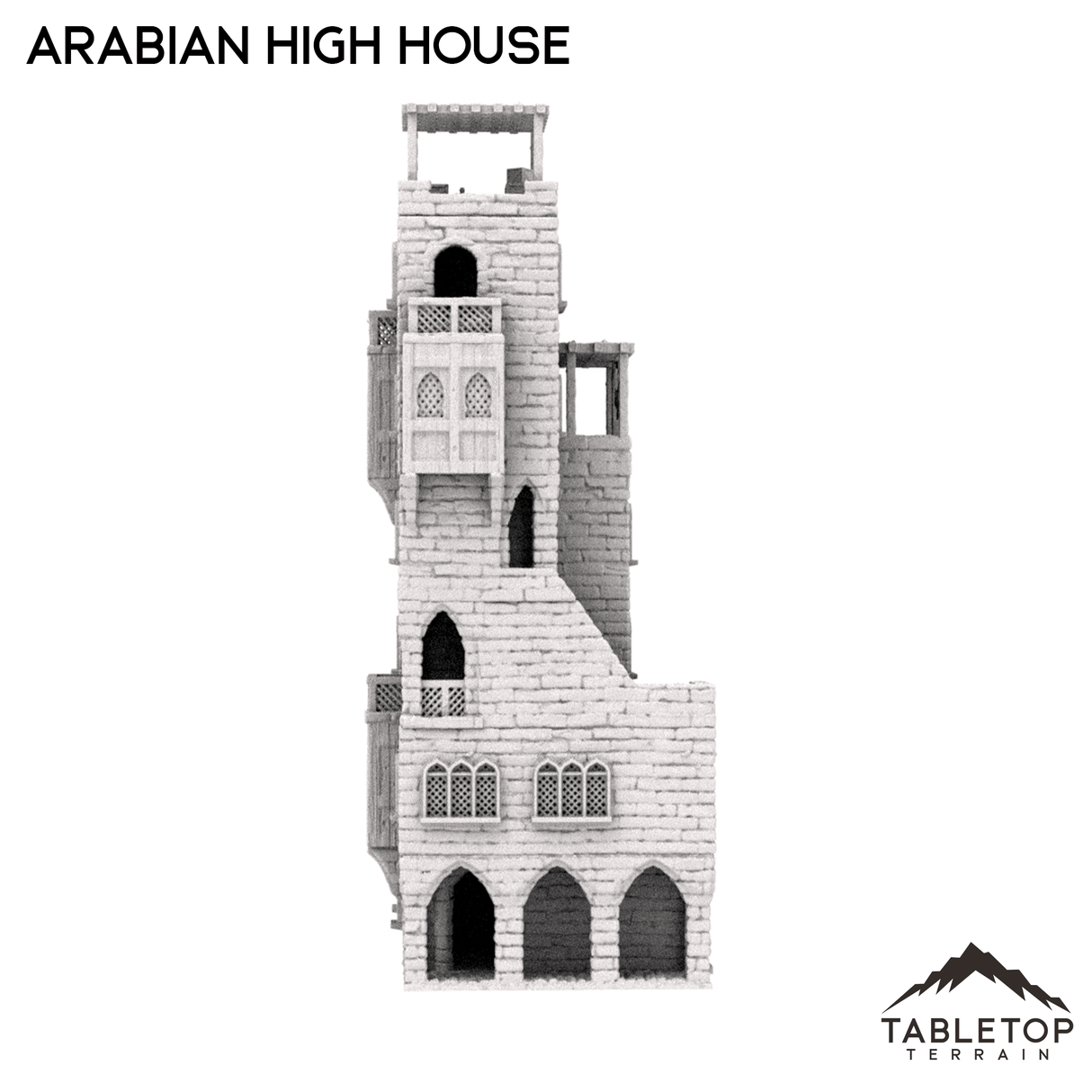 Tabletop Terrain Building Arabian High House