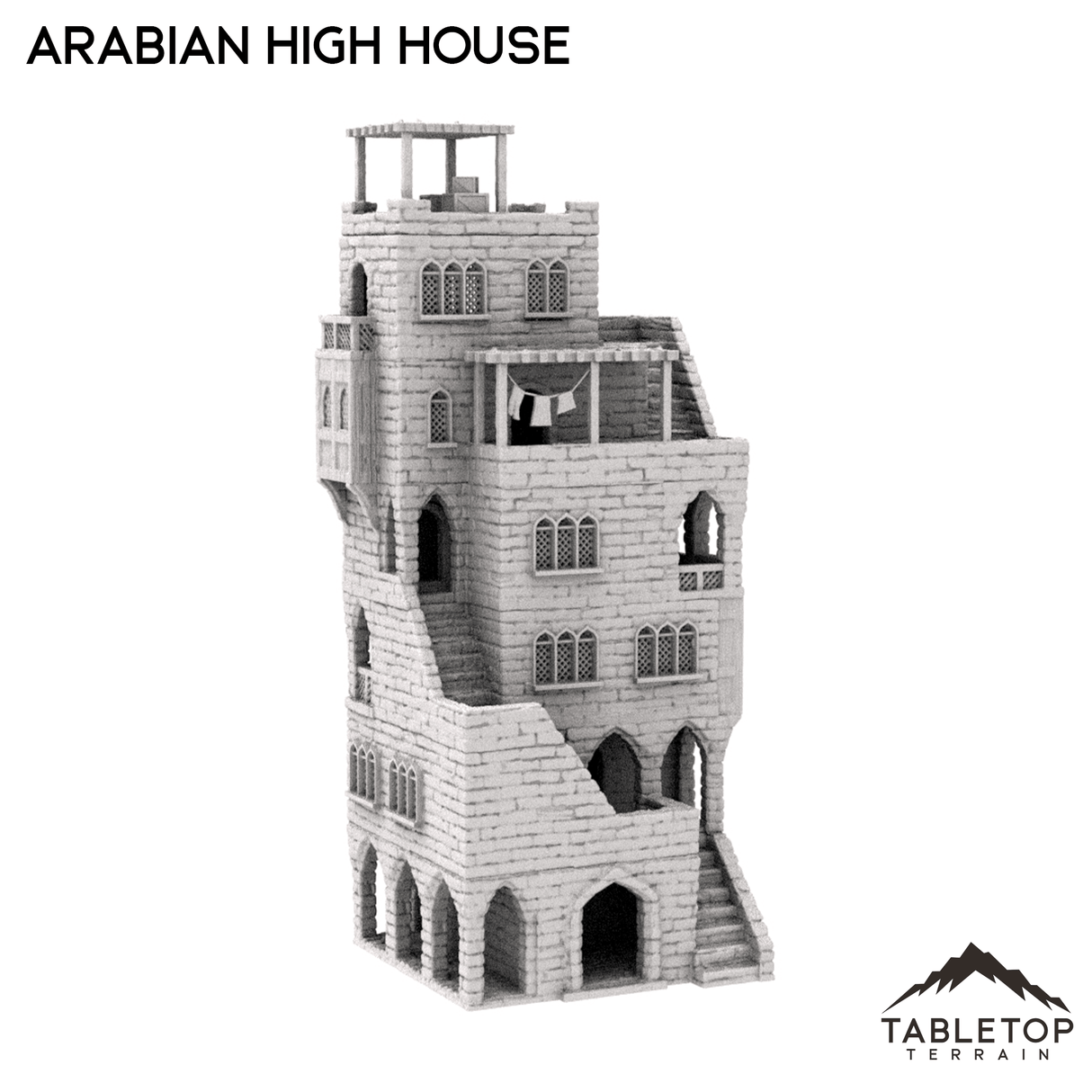 Tabletop Terrain Building Arabian High House