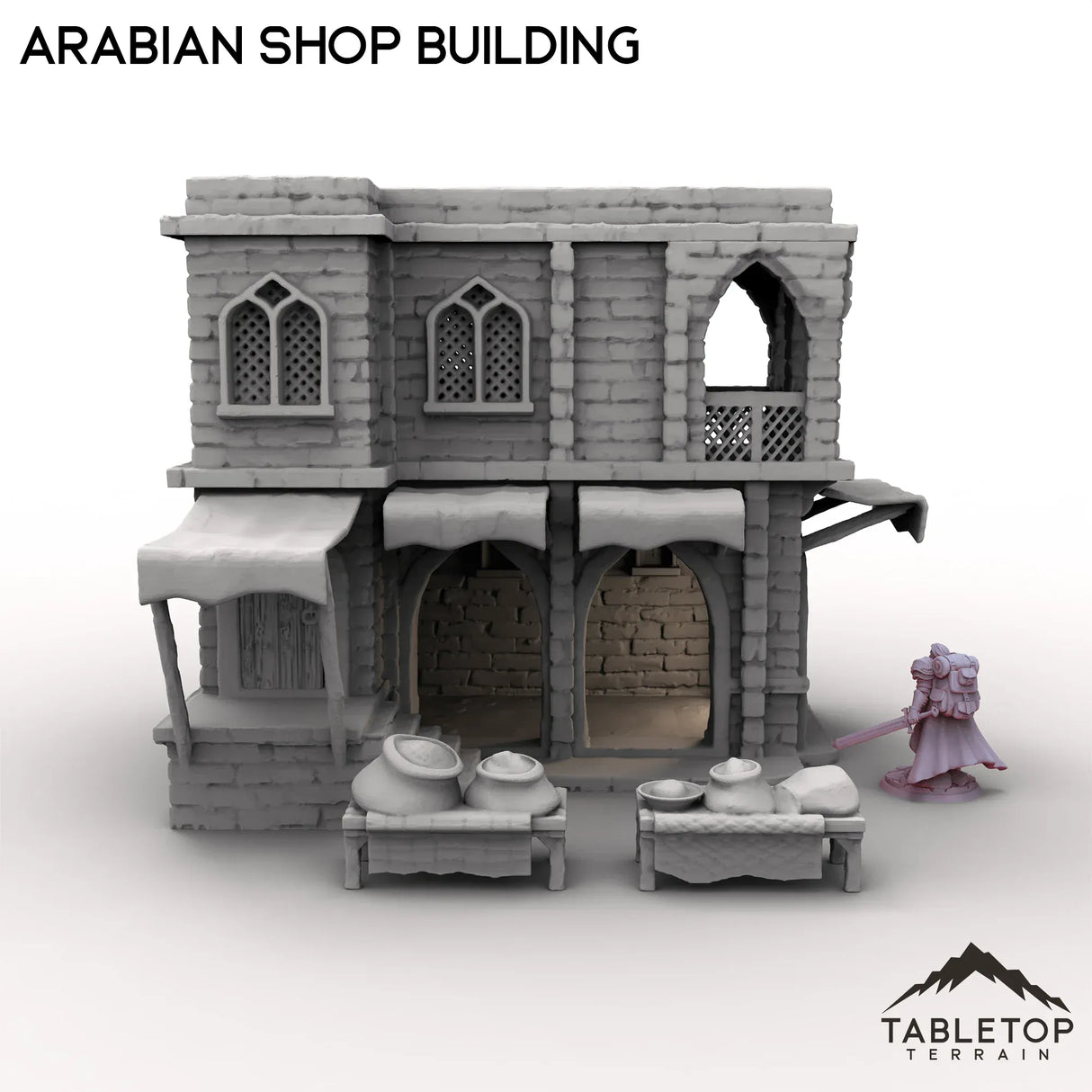Tabletop Terrain Building Arabian Shop Building