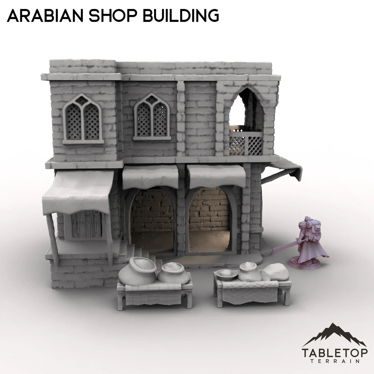 Tabletop Terrain Building Arabian Shop Building