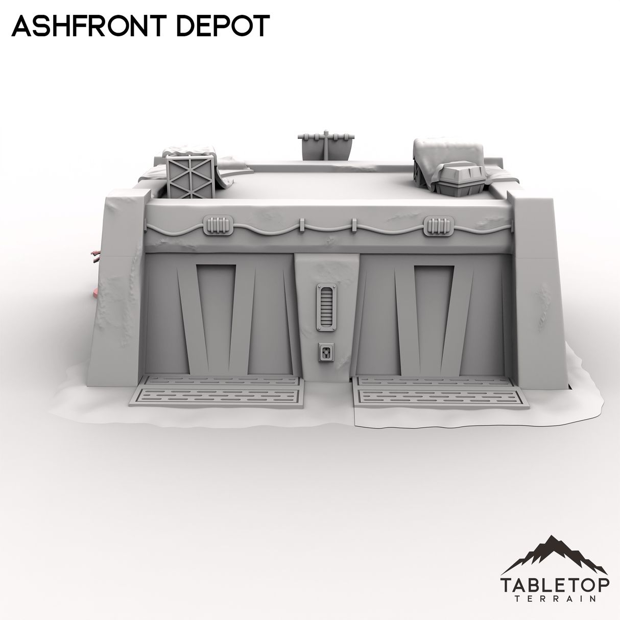 Tabletop Terrain Building Ashfront Depot