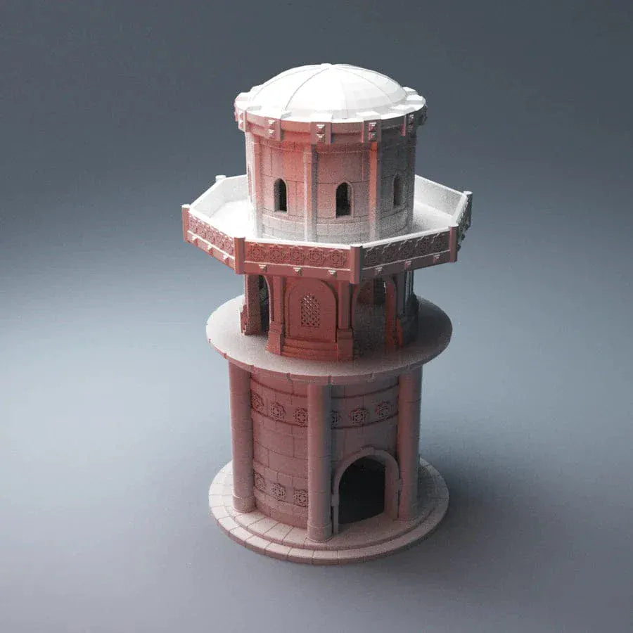 Tabletop Terrain Building Atreus Settlement Temple Tower - Star Wars Legion Shatterpoint Building