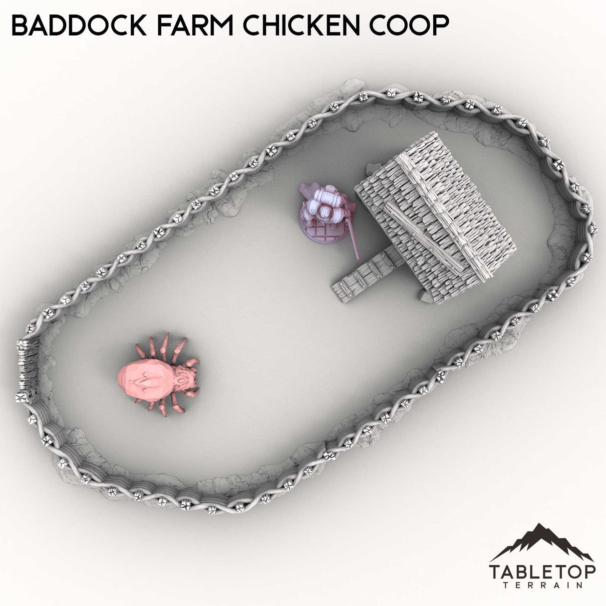 Tabletop Terrain Building Baddock Farm Chicken Coop