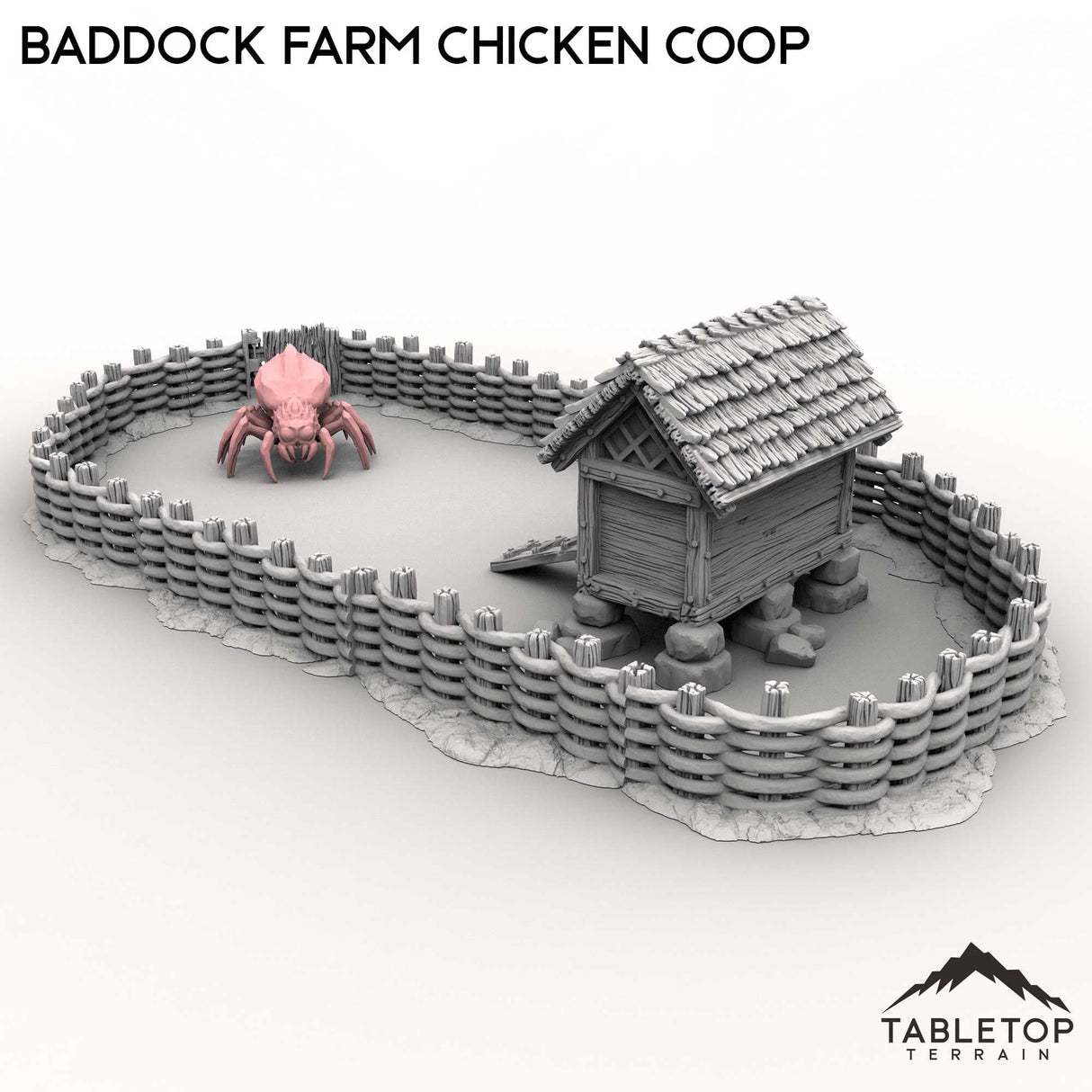 Tabletop Terrain Building Baddock Farm Chicken Coop