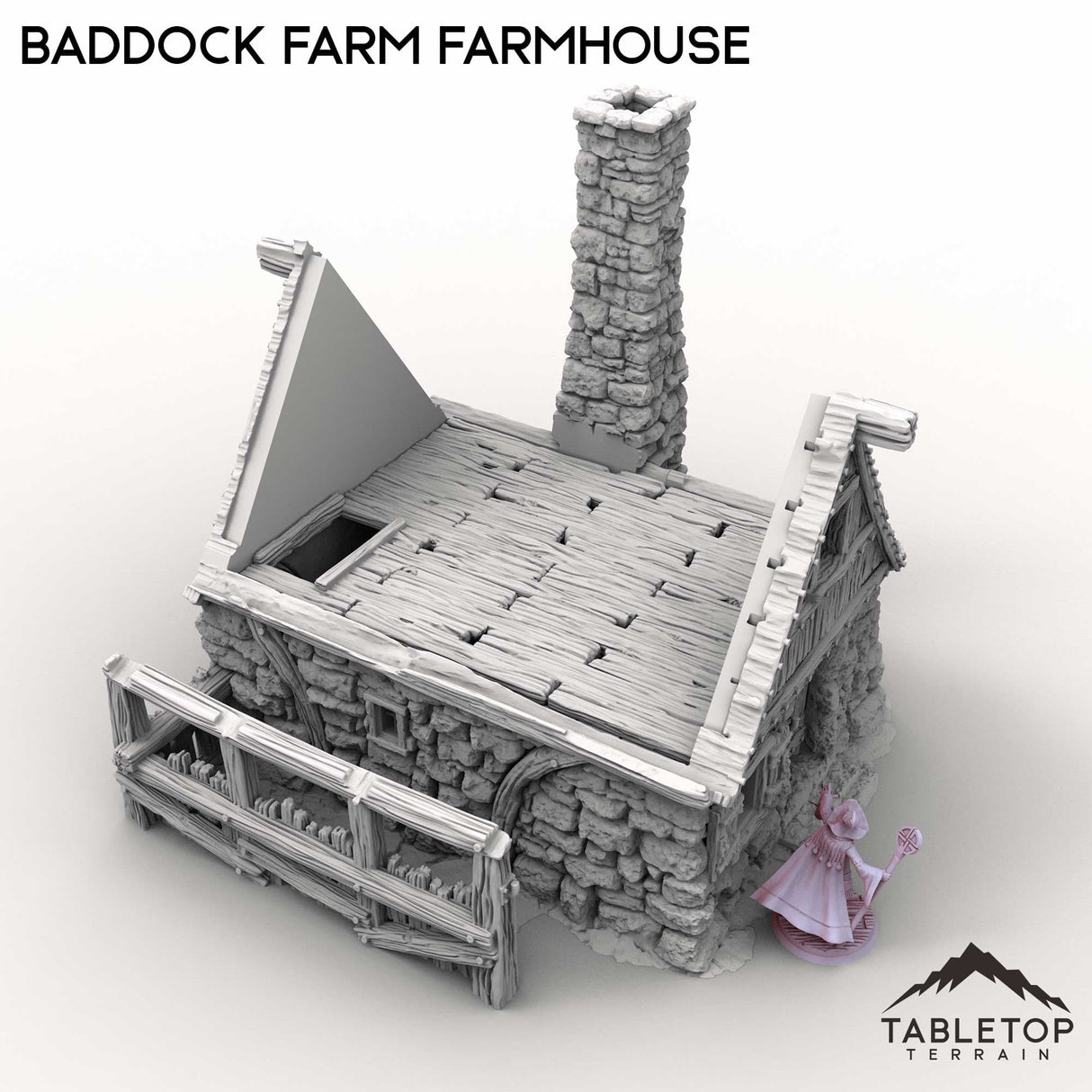 Tabletop Terrain Building Baddock Farm Farmhouse