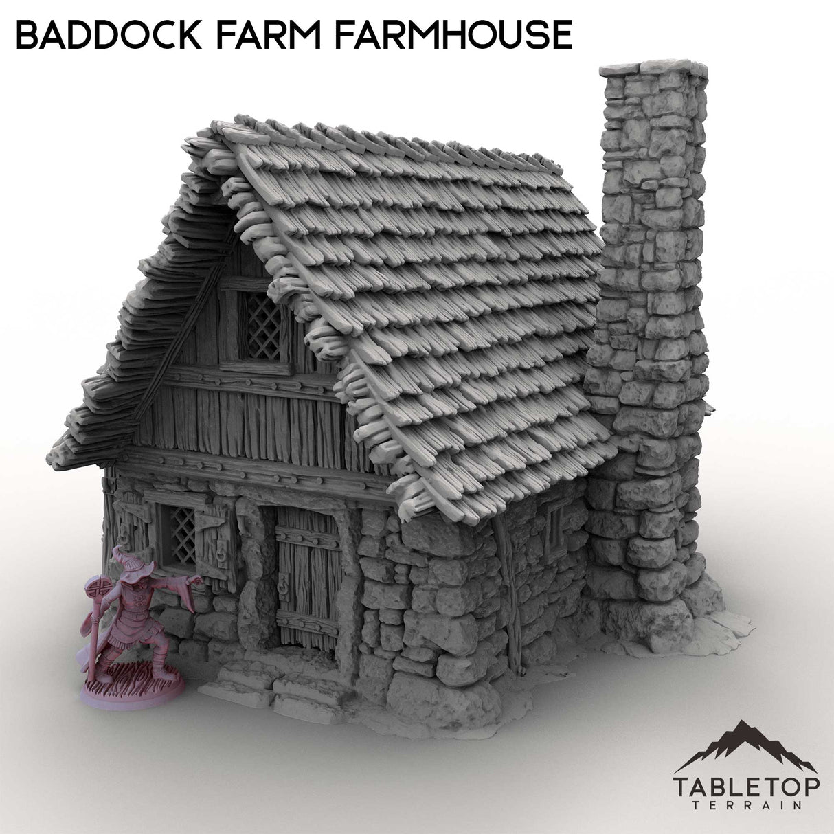 Tabletop Terrain Building Baddock Farm Farmhouse