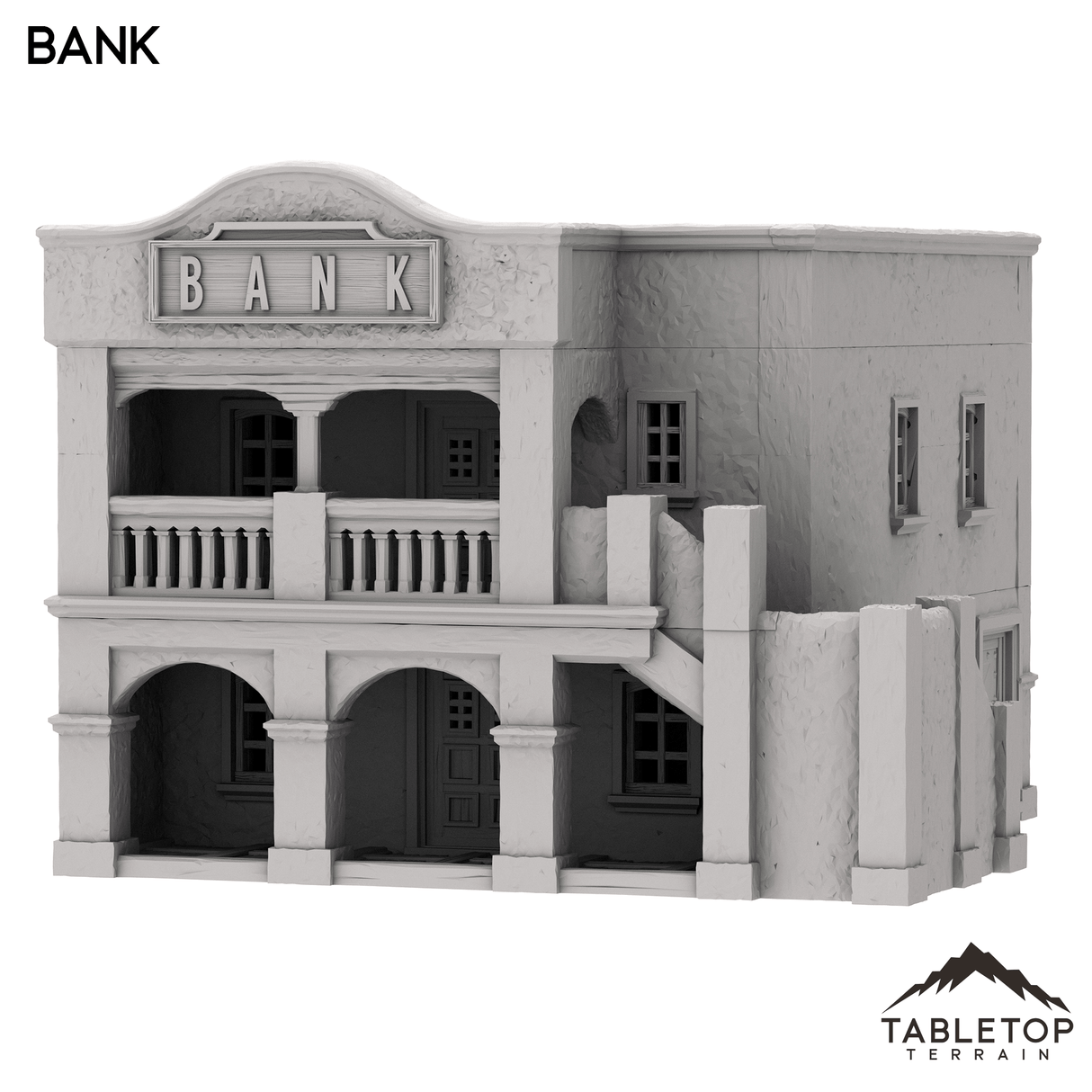 Tabletop Terrain Building Bank - Old Wild Western Rush
