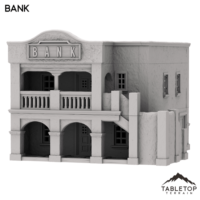 Tabletop Terrain Building Bank - Old Wild Western Rush