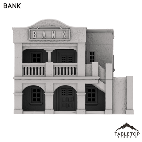 Tabletop Terrain Building Bank - Old Wild Western Rush