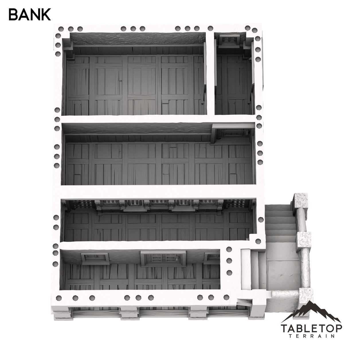 Tabletop Terrain Building Bank - Old Wild Western Rush