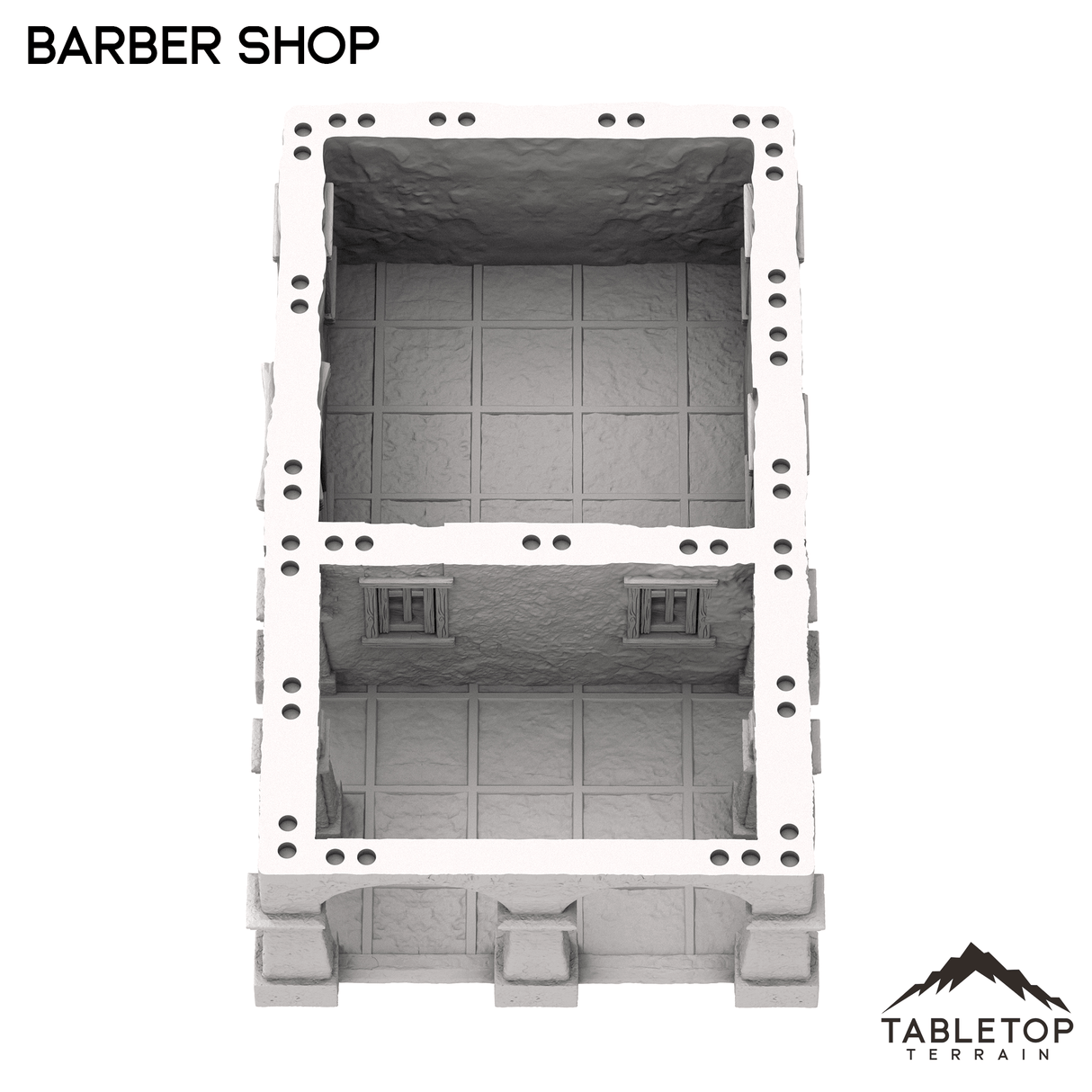 Tabletop Terrain Building Barber Shop - Old Wild Western Rush