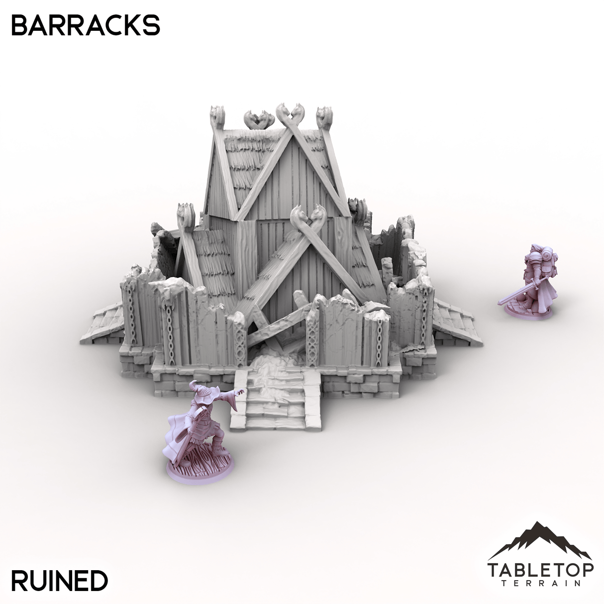 Tabletop Terrain Building Barracks - Kingdom of Saxonia