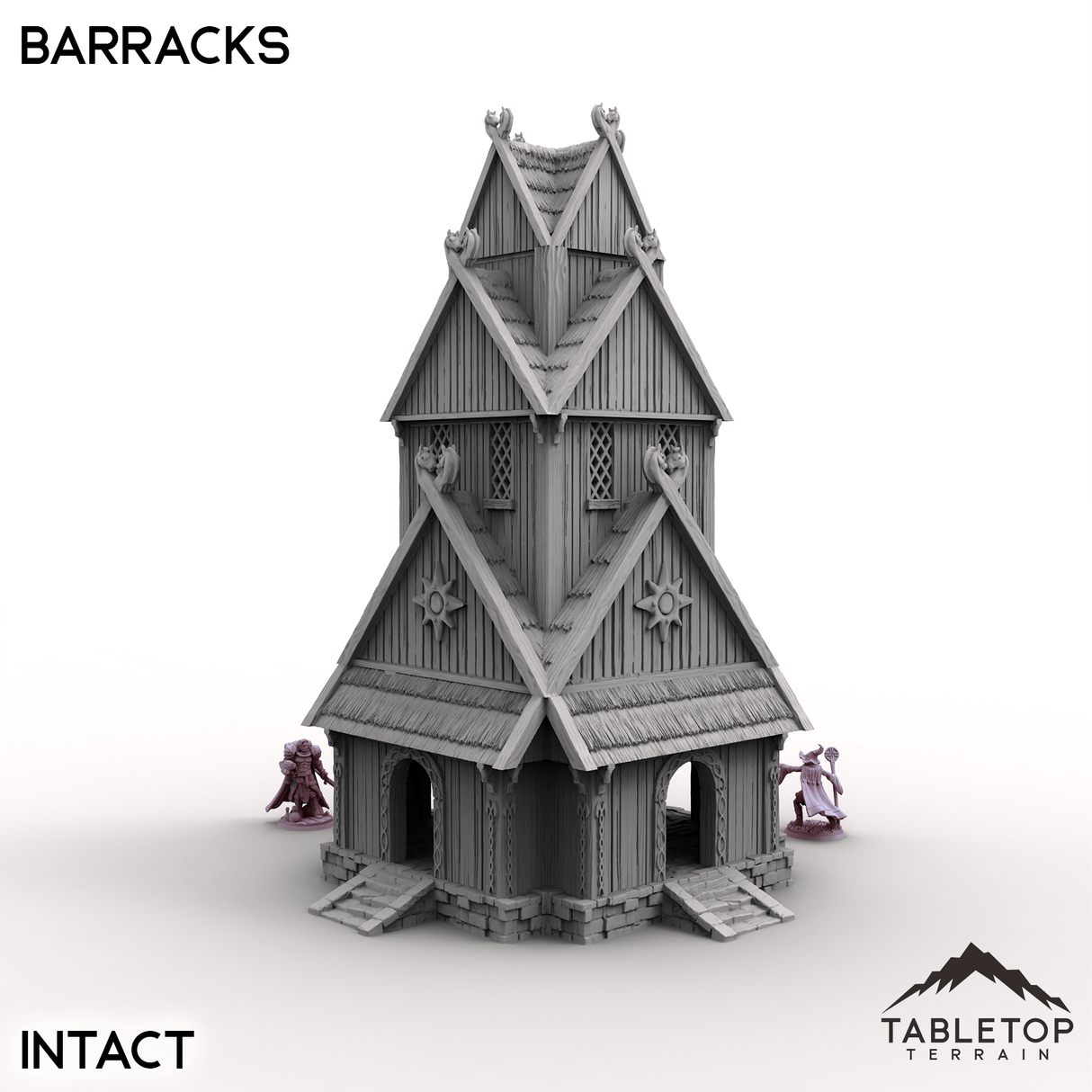 Tabletop Terrain Building Barracks - Kingdom of Saxonia