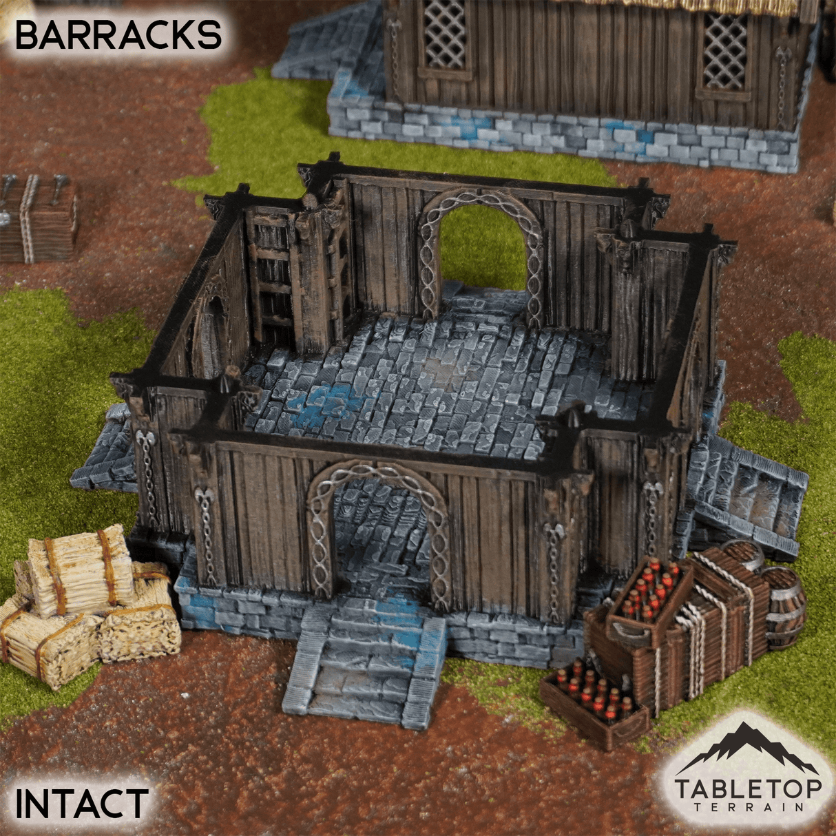 Tabletop Terrain Building Barracks - Kingdom of Saxonia