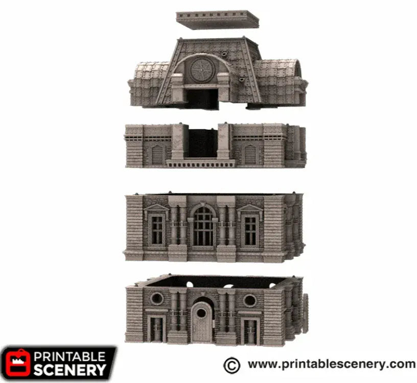 Tabletop Terrain Building Barrel Riders Barracks - Rise of the Halflings - Fantasy Building