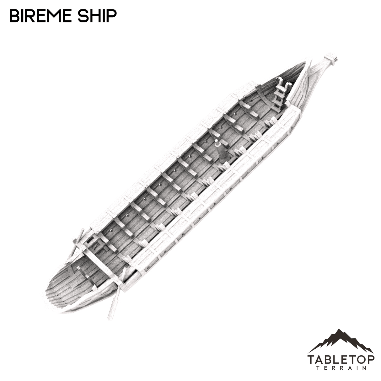 Tabletop Terrain Building Bireme Ship