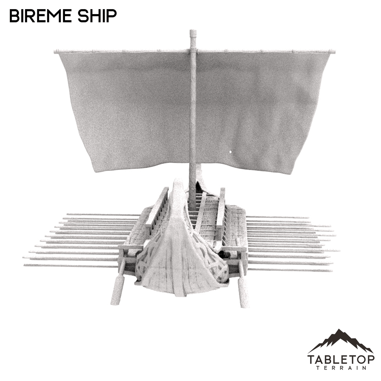 Tabletop Terrain Building Bireme Ship