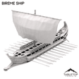 Tabletop Terrain Building Bireme Ship