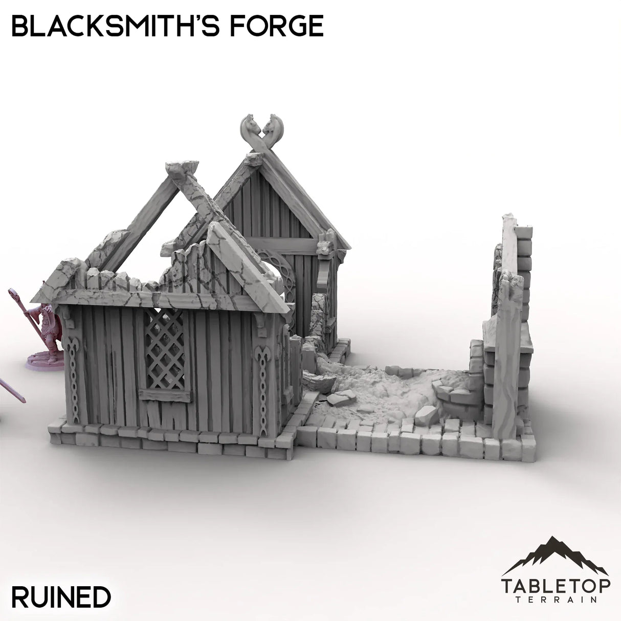 Tabletop Terrain Building Blacksmith's Forge - Kingdom of Saxonia