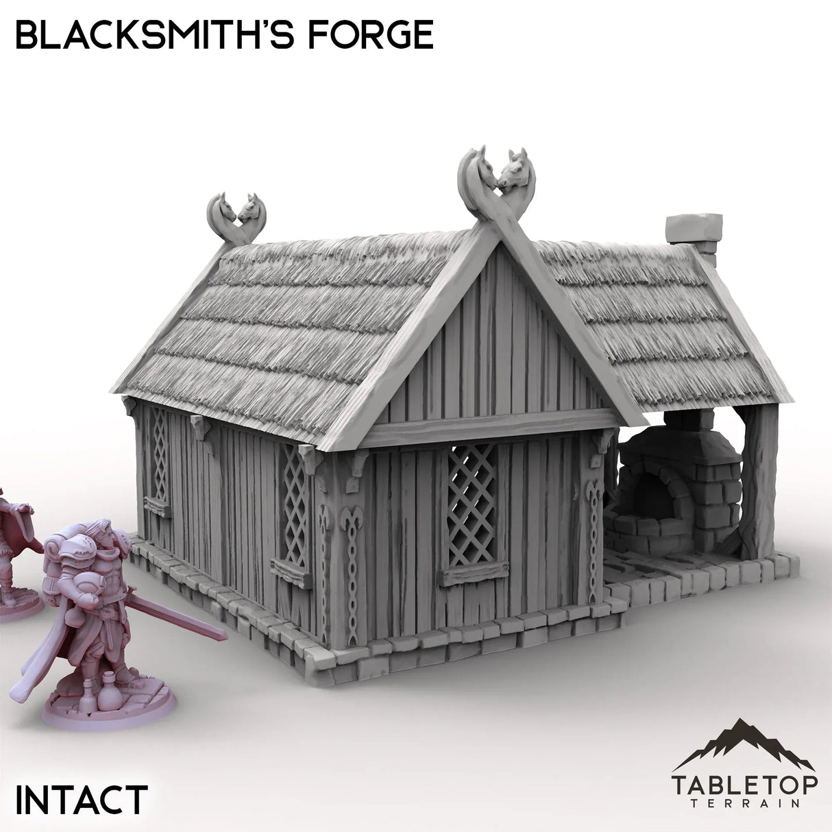 Tabletop Terrain Building Blacksmith's Forge - Kingdom of Saxonia