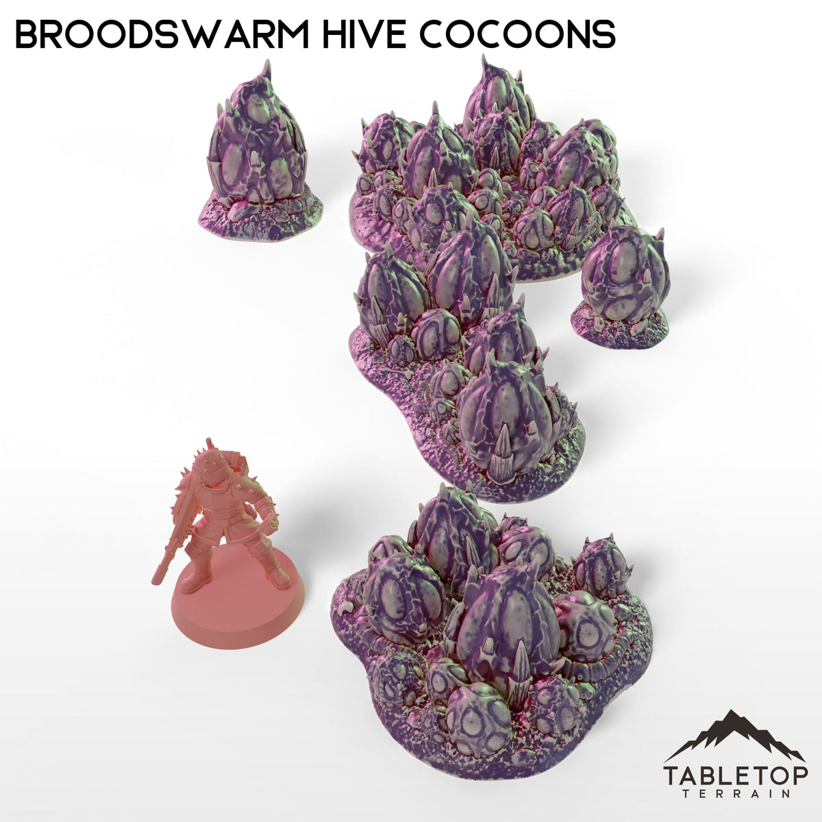 Tabletop Terrain Building Broodswarm Hive Cocoons