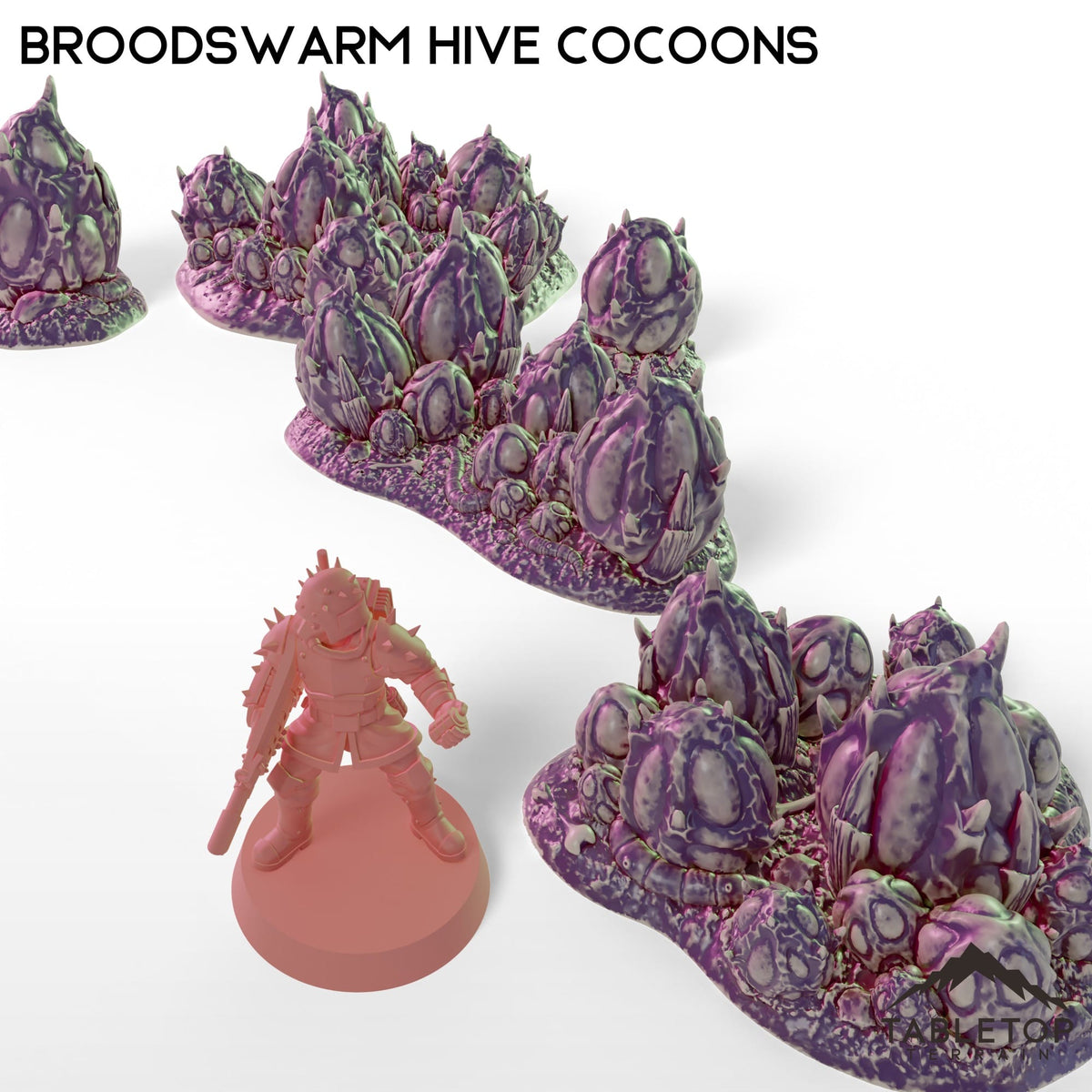 Tabletop Terrain Building Broodswarm Hive Cocoons
