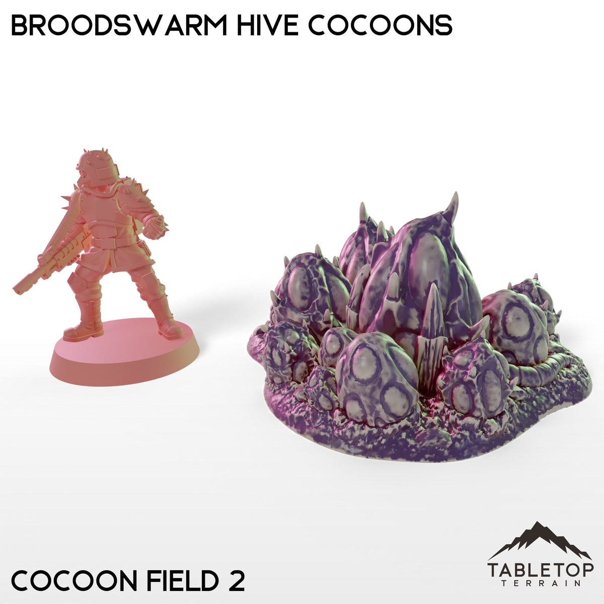 Tabletop Terrain Building Broodswarm Hive Cocoons