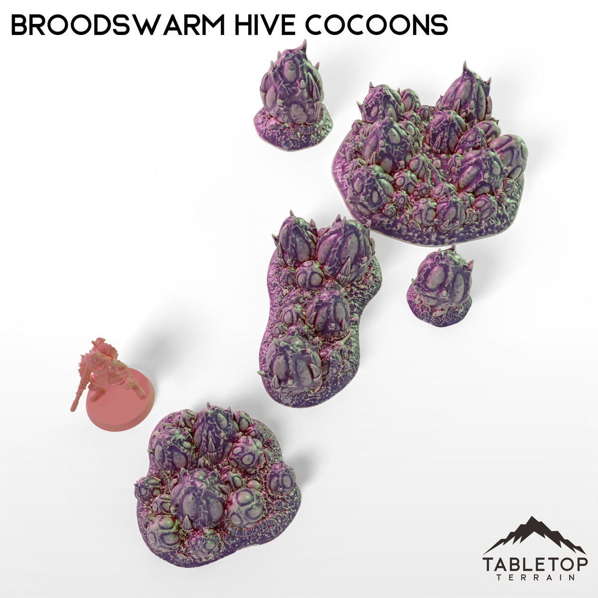 Tabletop Terrain Building Broodswarm Hive Cocoons