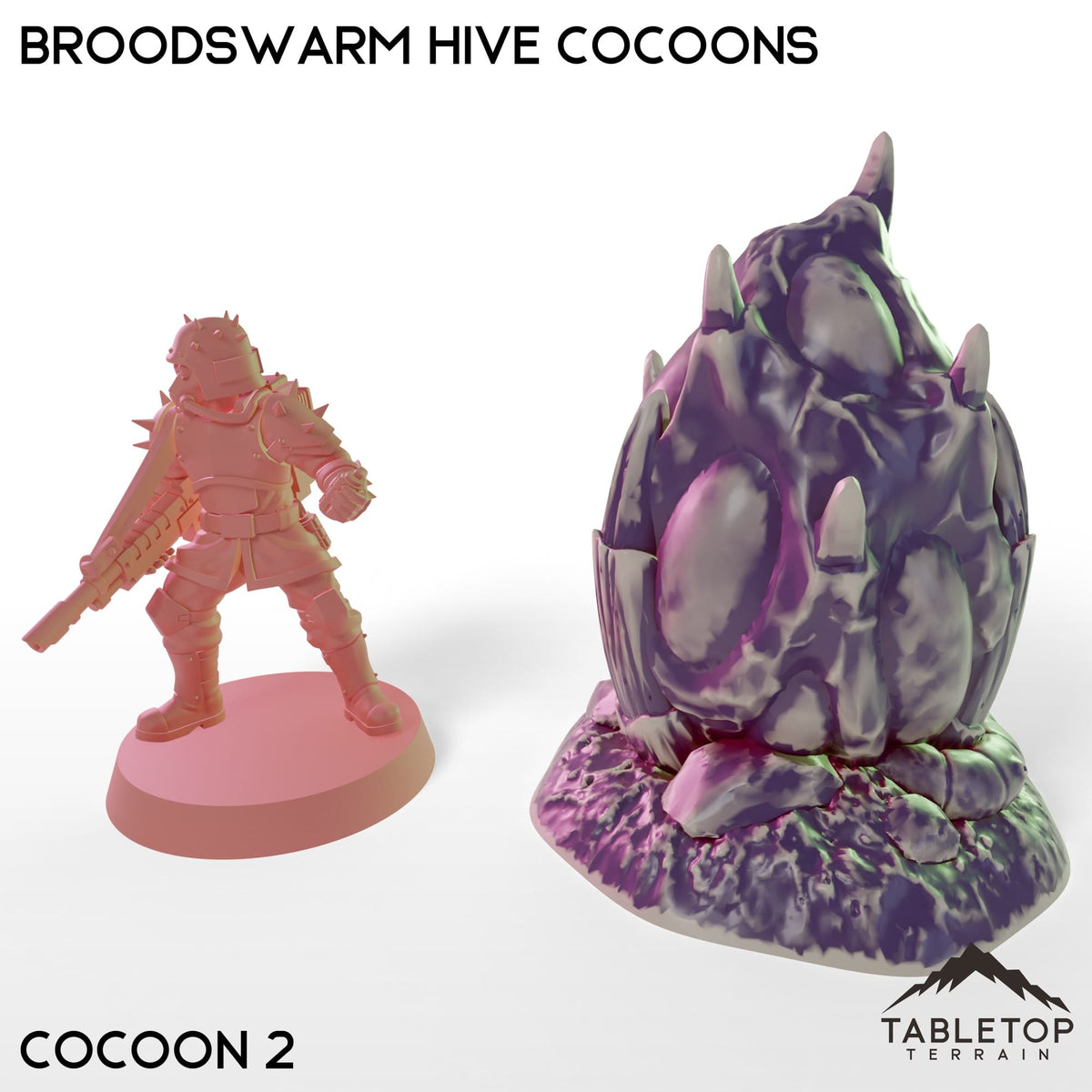 Tabletop Terrain Building Broodswarm Hive Cocoons