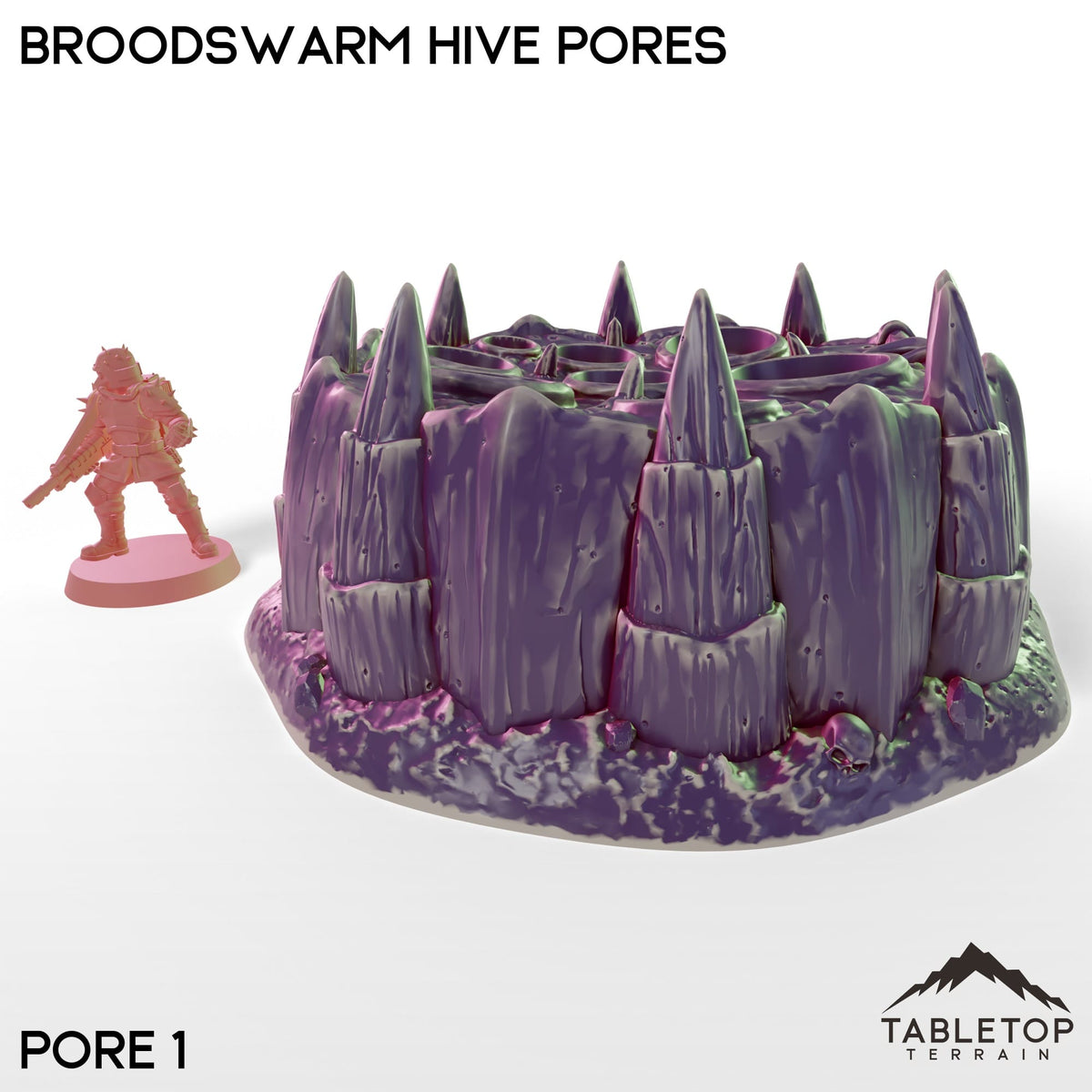 Tabletop Terrain Building Broodswarm Hive Pores