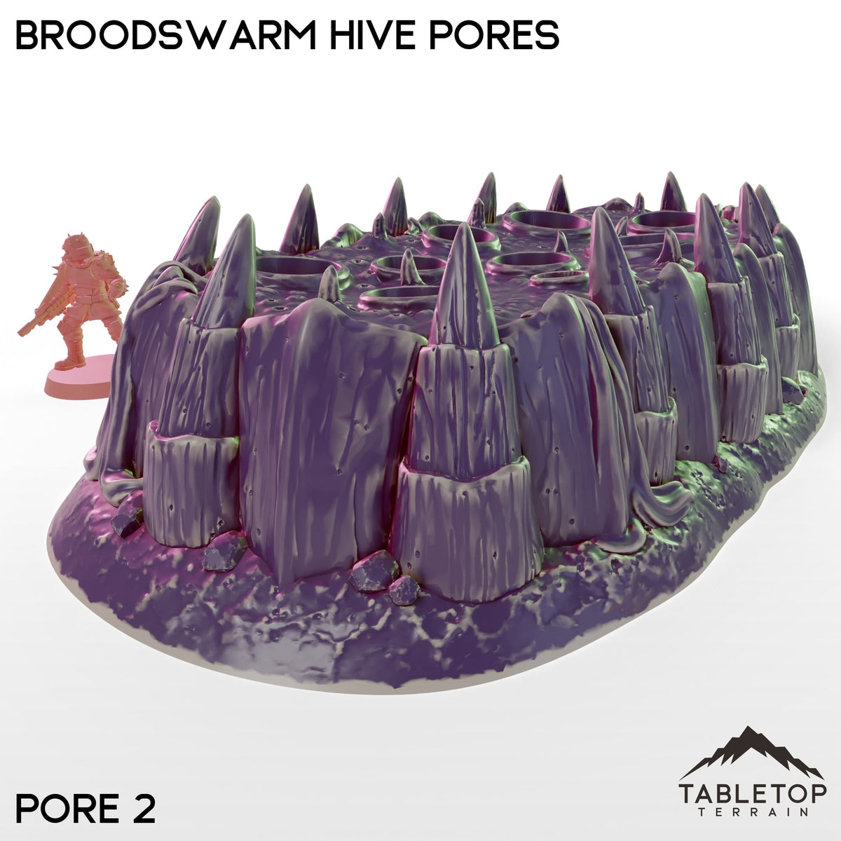 Tabletop Terrain Building Broodswarm Hive Pores
