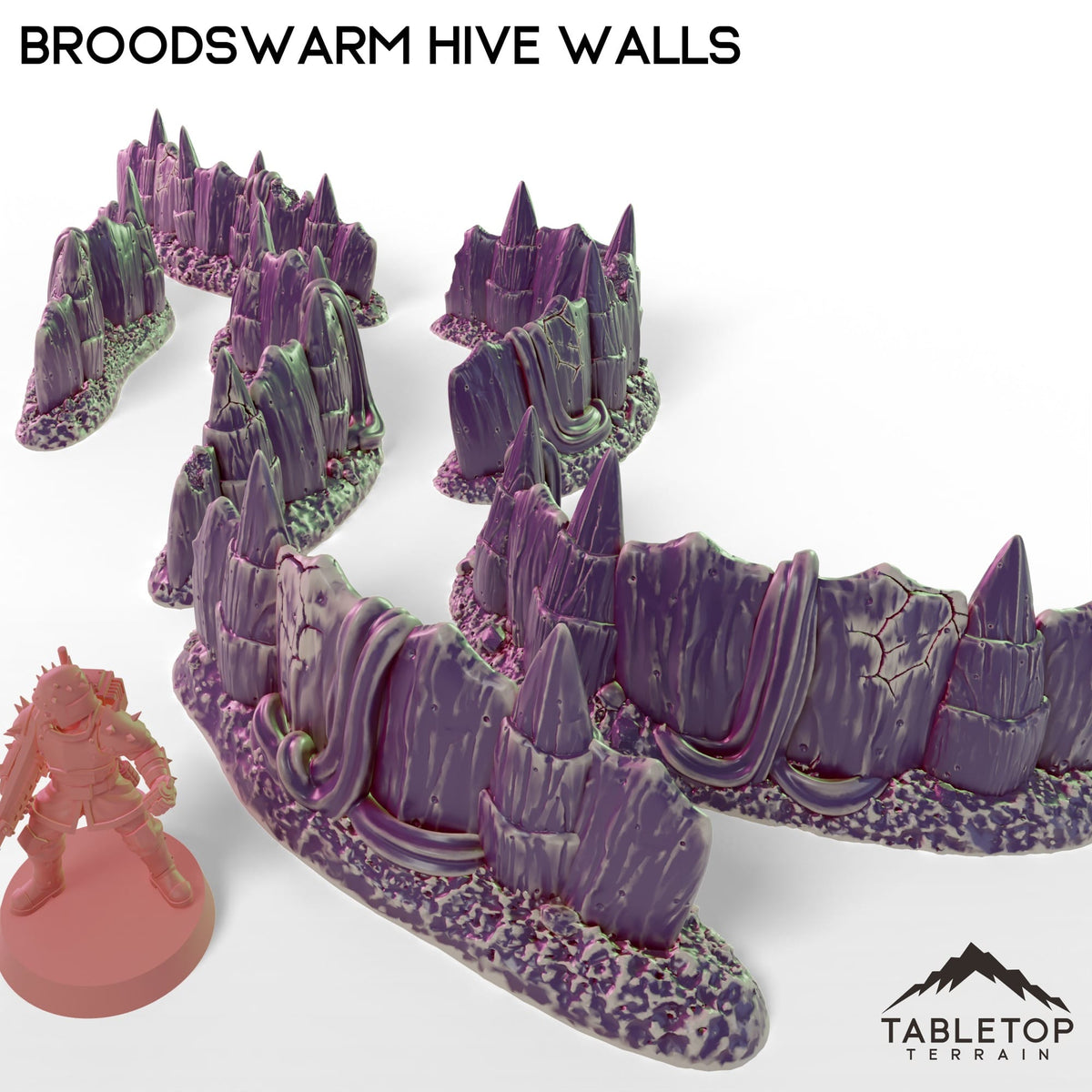 Tabletop Terrain Building Broodswarm Hive Walls