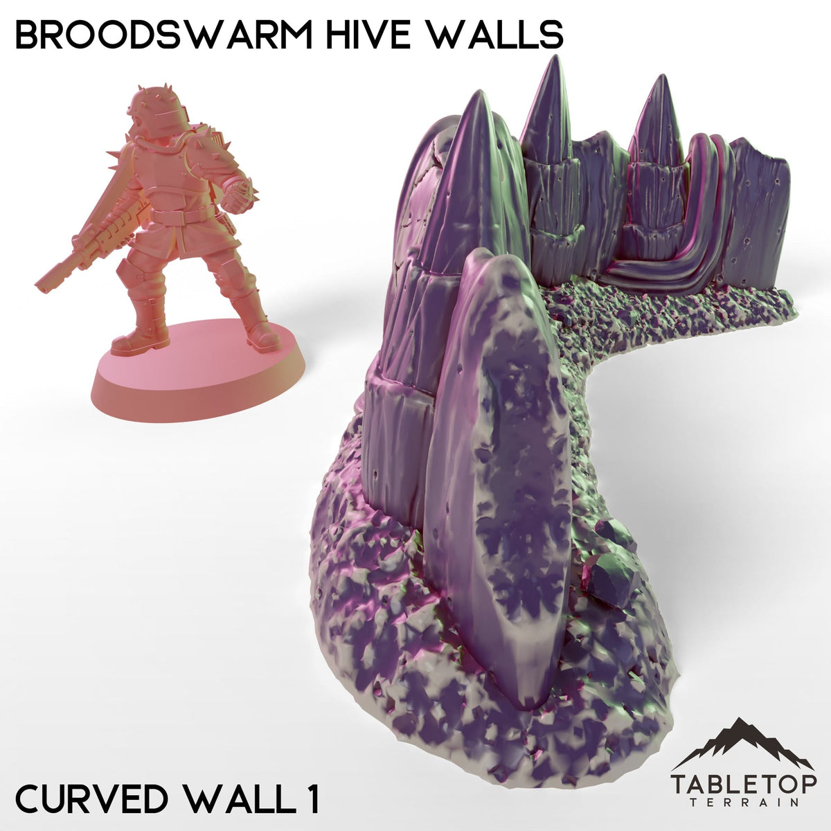 Tabletop Terrain Building Broodswarm Hive Walls