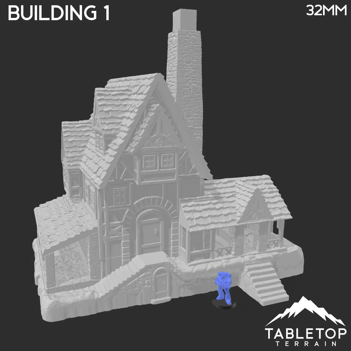 Tabletop Terrain Building Building 1 - Town of Grexdale - Fantasy Building