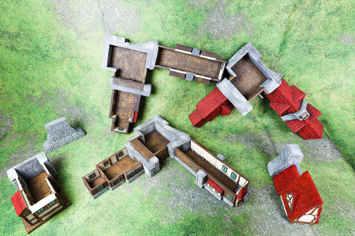 Tabletop Terrain Building Building 2 - Town of Grexdale - Fantasy Building