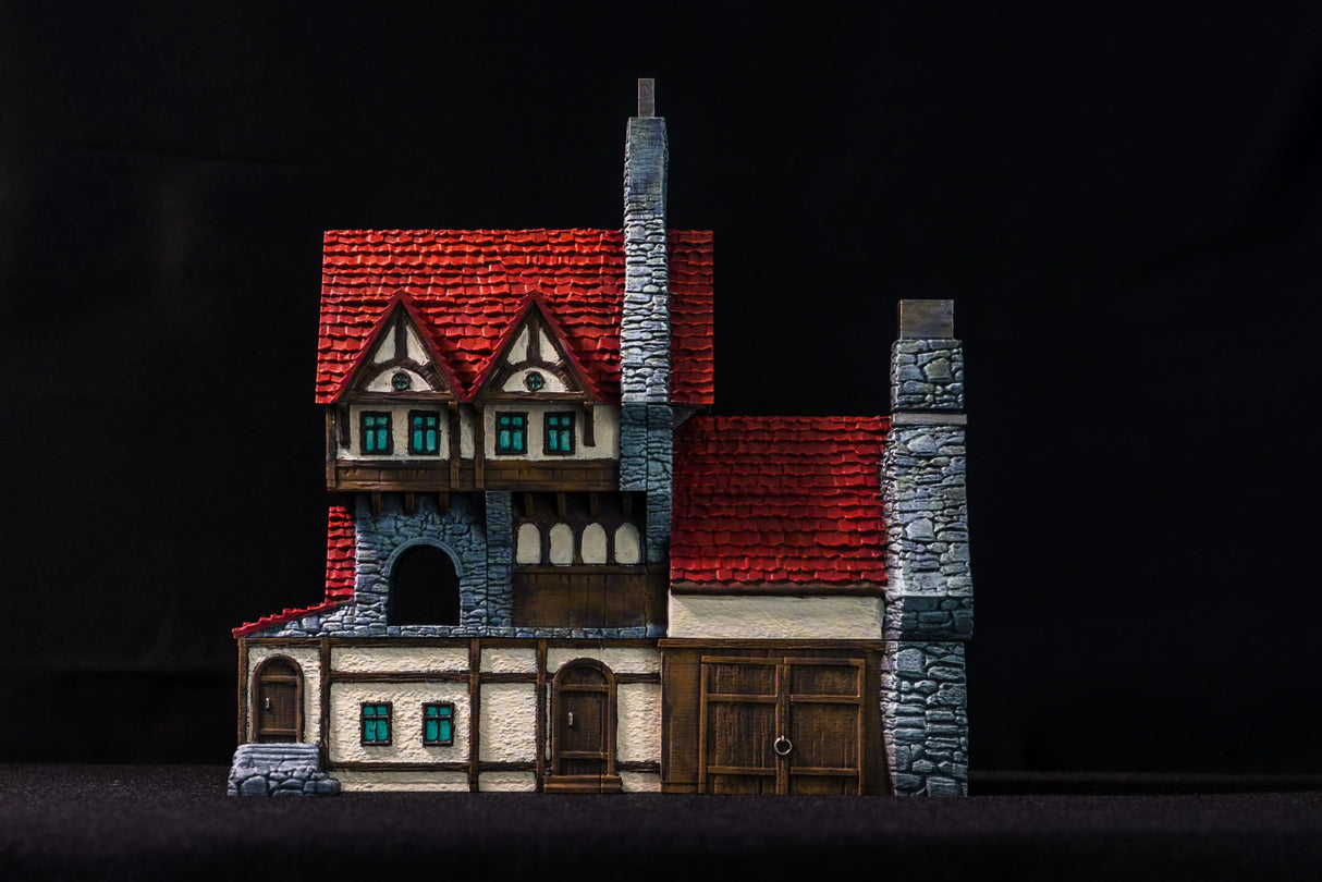 Tabletop Terrain Building Building 3 - Town of Grexdale - Fantasy Building