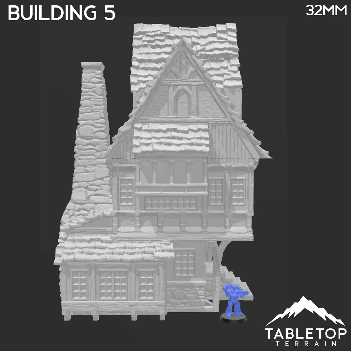 Tabletop Terrain Building Building 5 - Town of Grexdale - Fantasy Building