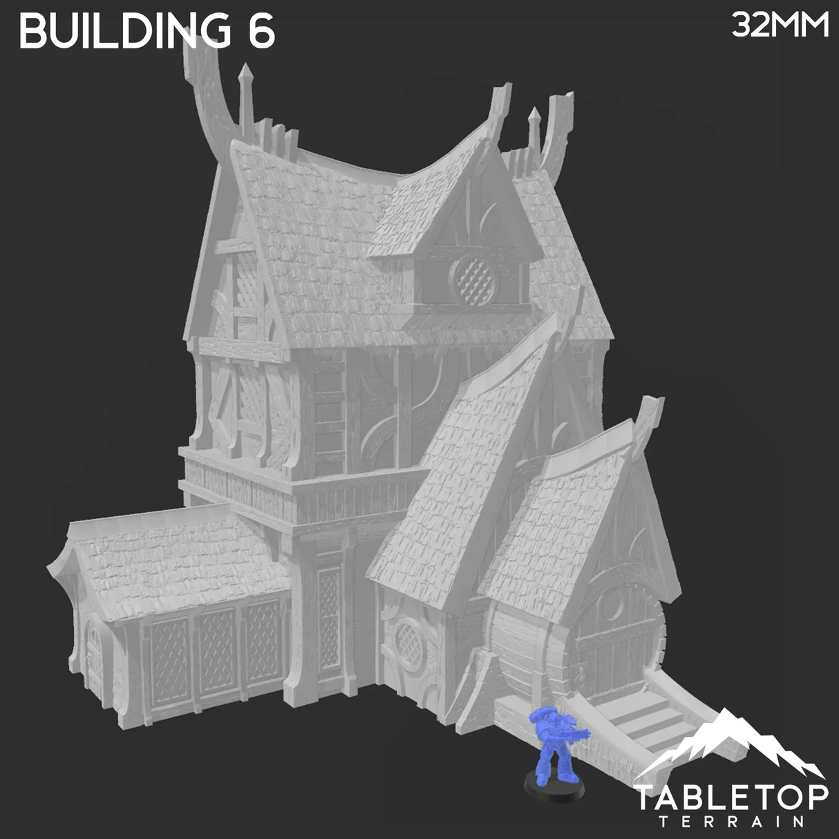 Tabletop Terrain Building Building 6 - City of Spiritdale - Fantasy Building