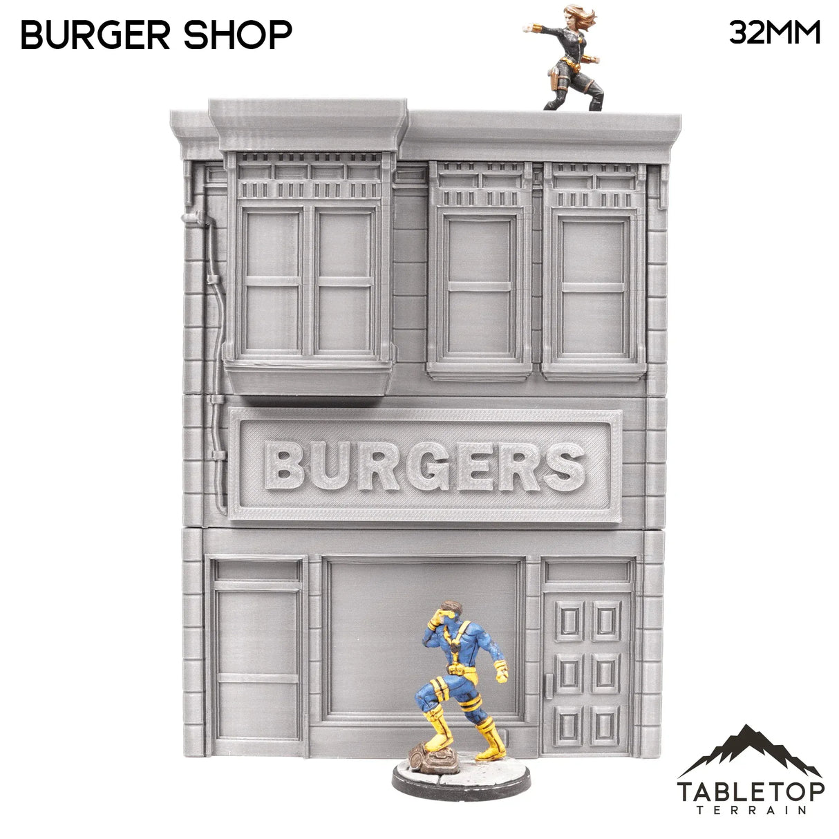 Tabletop Terrain Building Burger Restaurant
