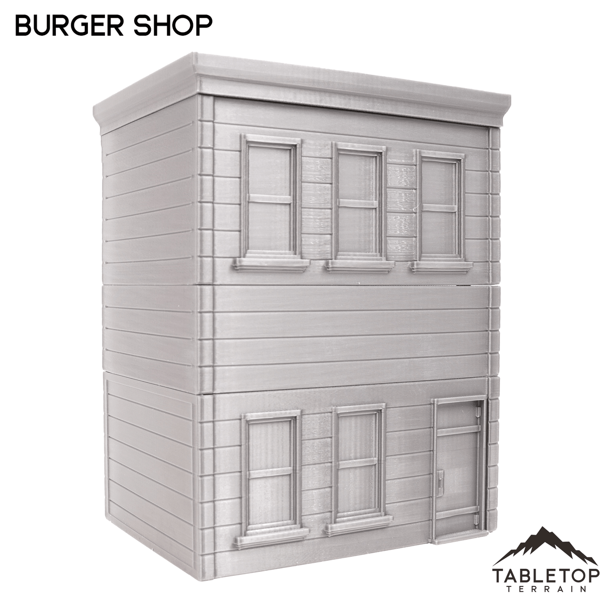 Tabletop Terrain Building Burger Restaurant - Marvel Crisis Protocol Building