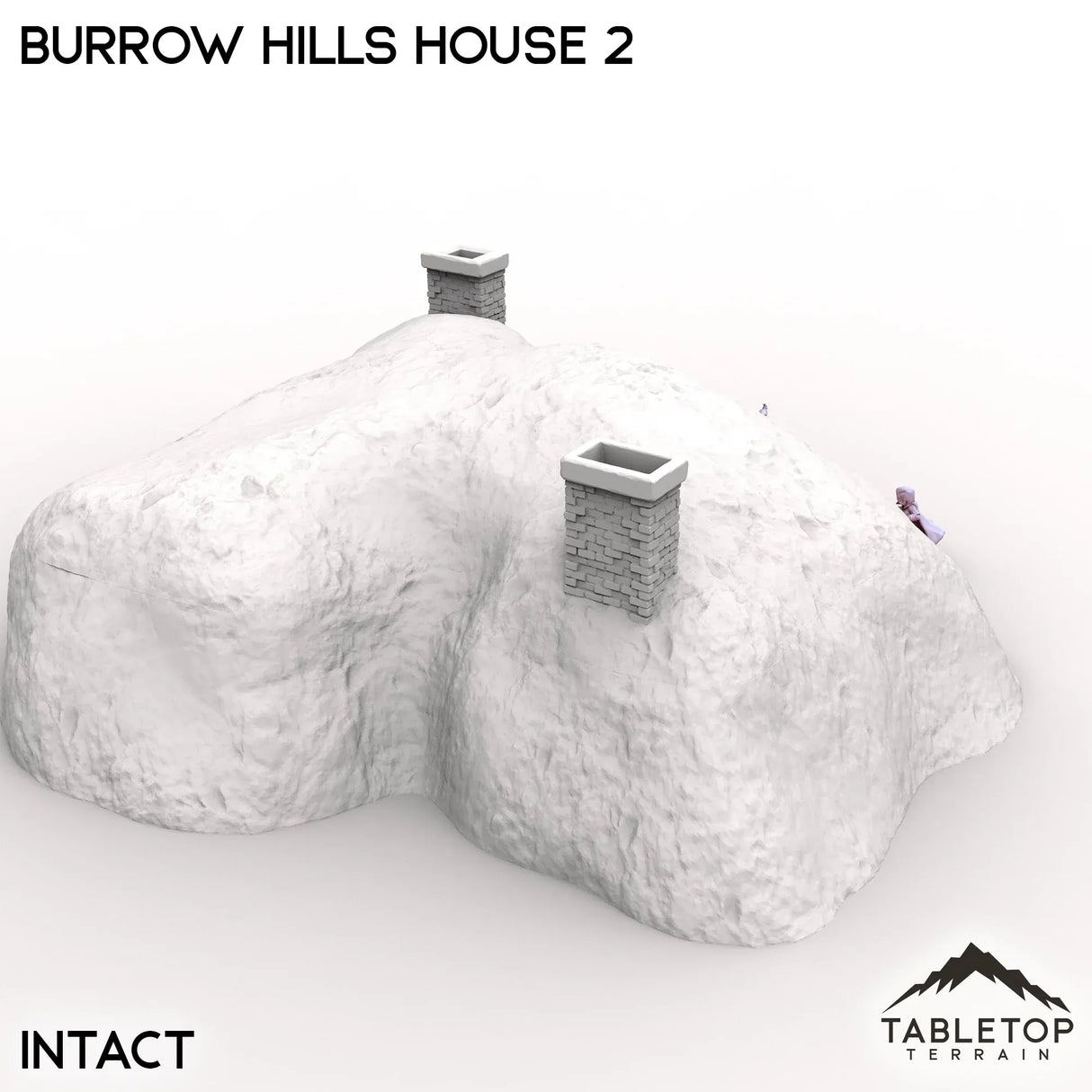 Tabletop Terrain Building Burrow Hills House 2