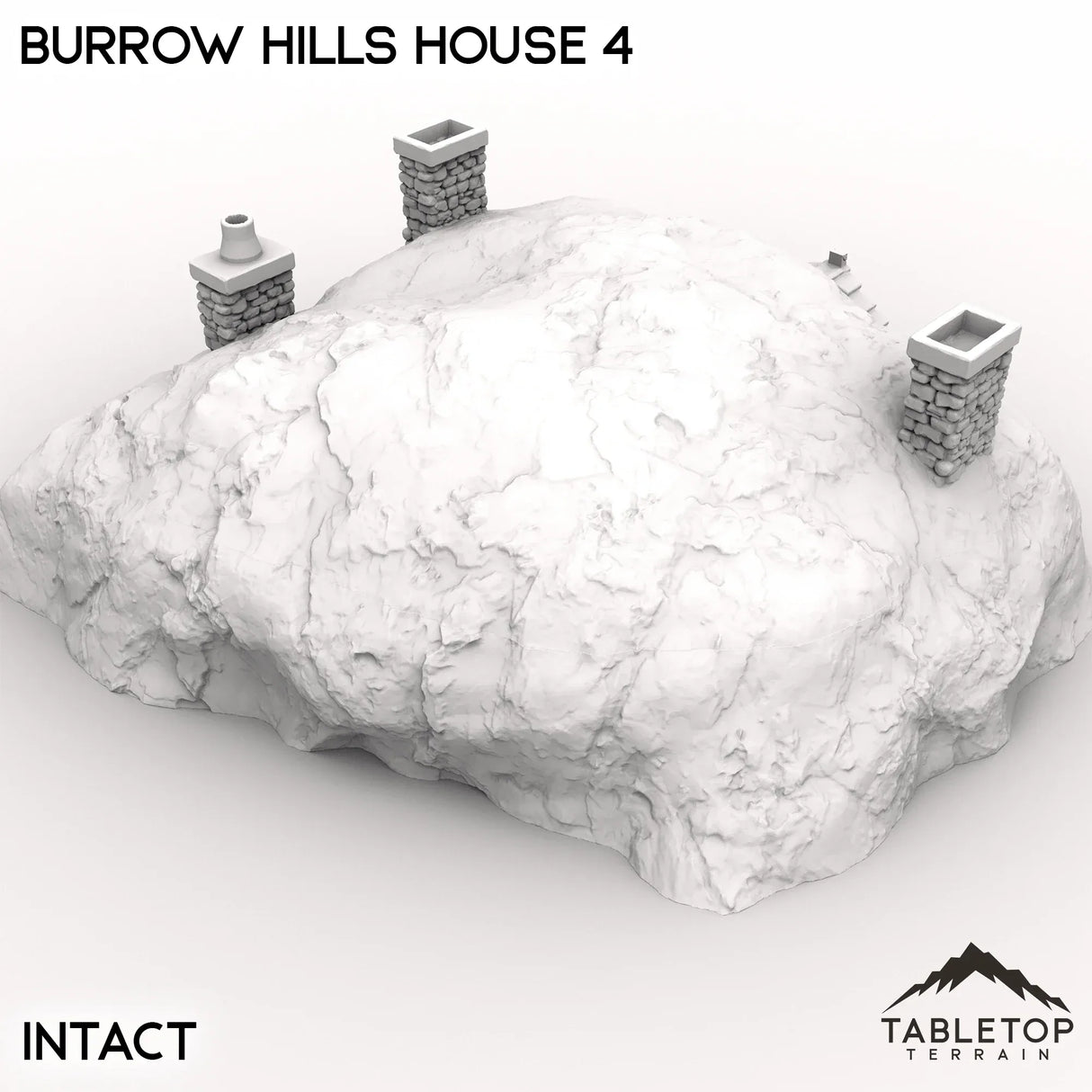Tabletop Terrain Building Burrow Hills House 4