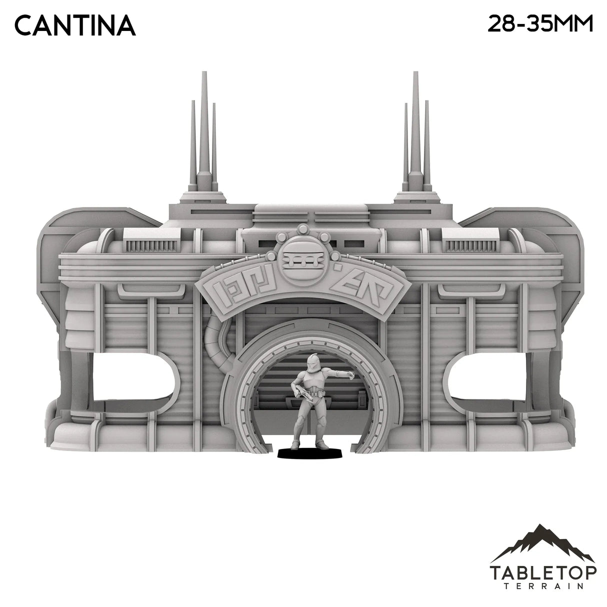 Tabletop Terrain Building Cantina - Futuristic City