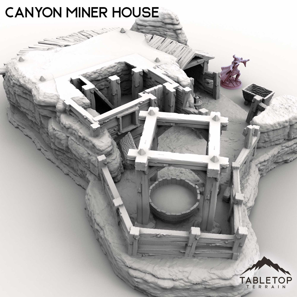 Tabletop Terrain Building Canyon Miner House