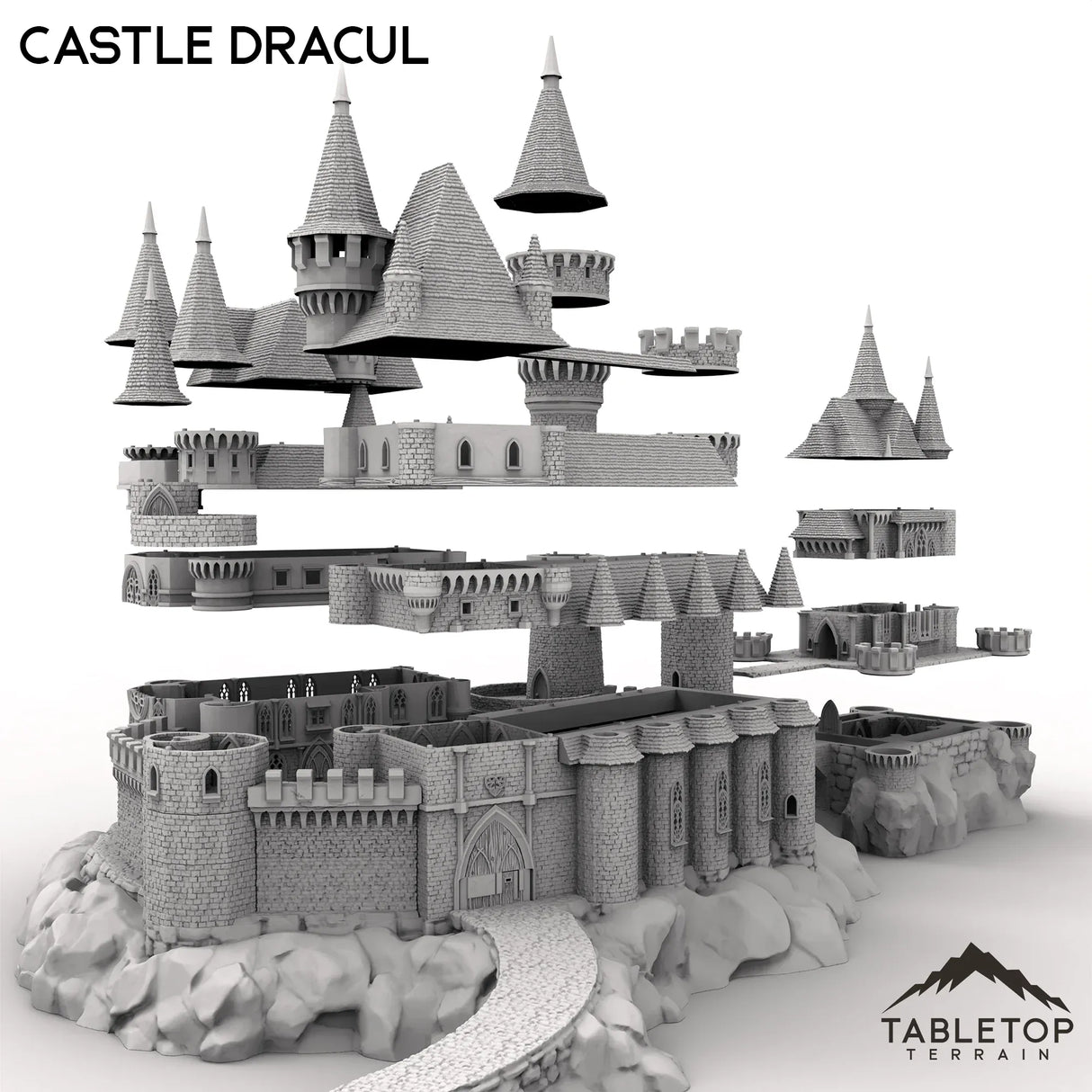Tabletop Terrain Building Castle Dracul