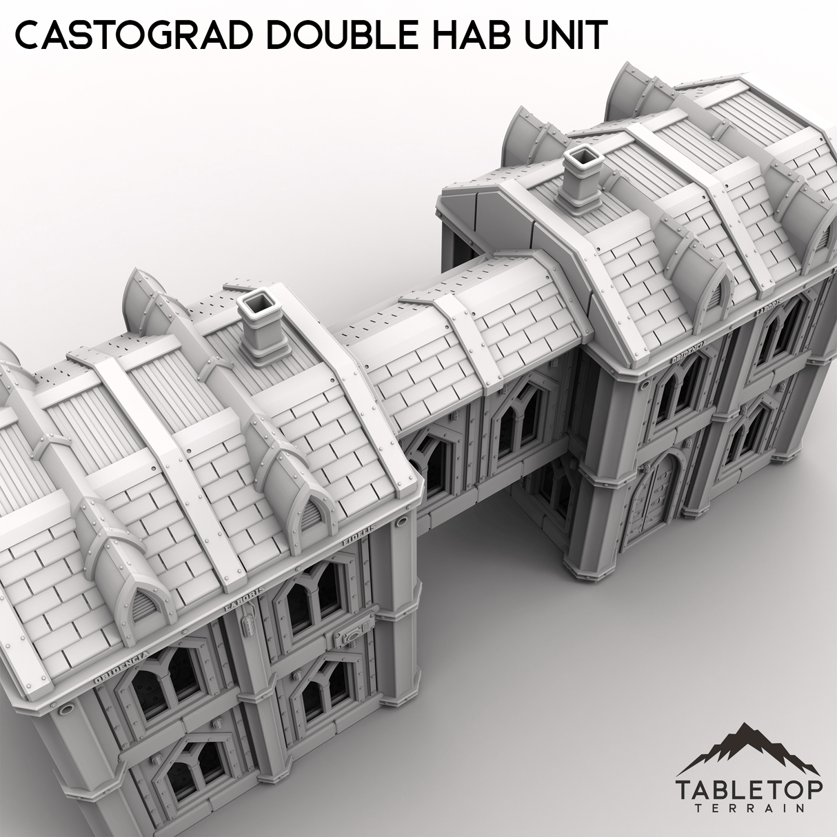 Tabletop Terrain Building Castograd Double Hab Unit